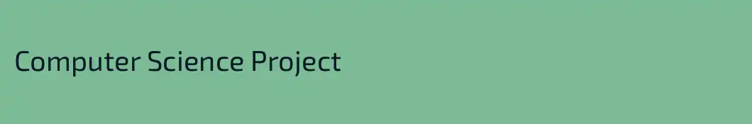 Computer Science Project